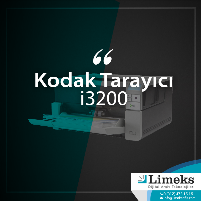 Kodak Tarayıcı i3200 Ürün Detayları